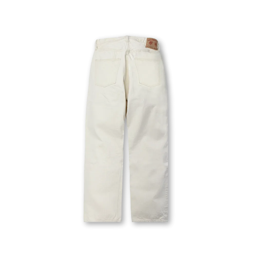 0105EC - Wide Ecru Denim -