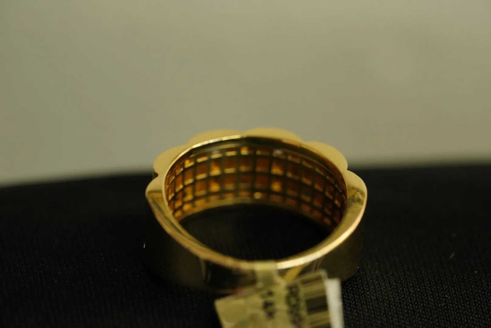 14k Iconic Style – Watch Band Ring Designed for the Refined Gentleman