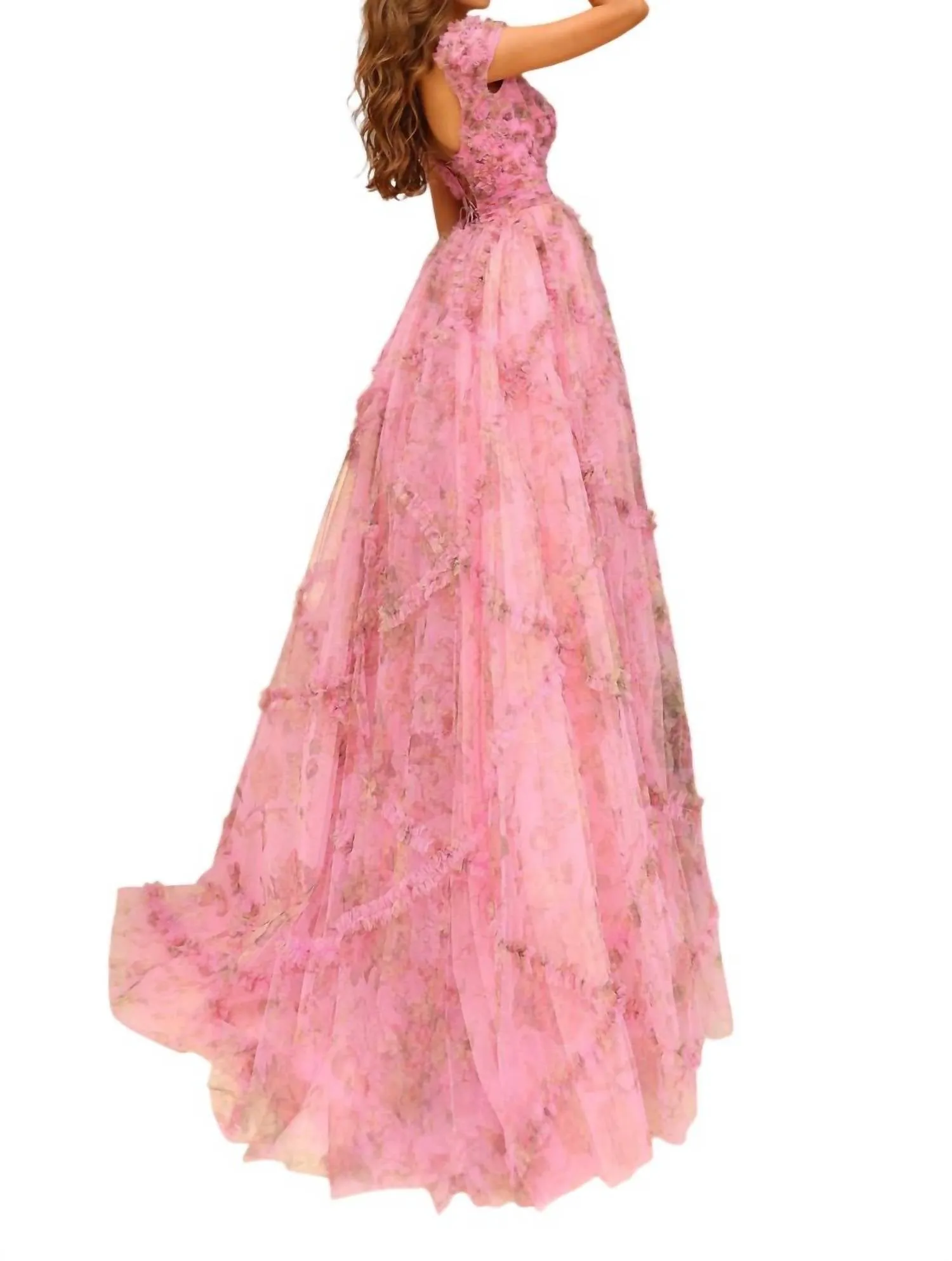 Amarra - Floral Embellished Gown
