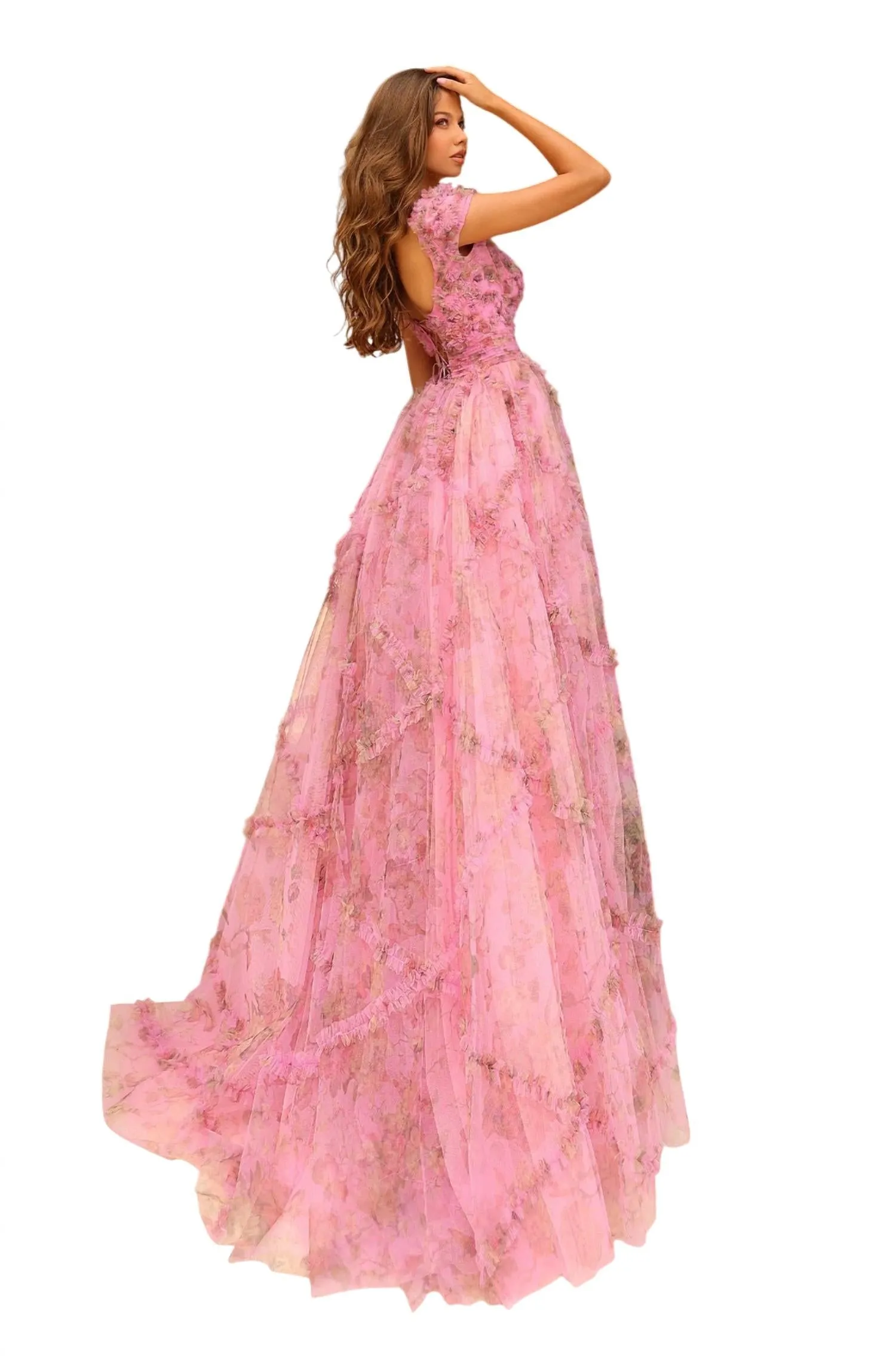 Amarra - Floral Embellished Gown