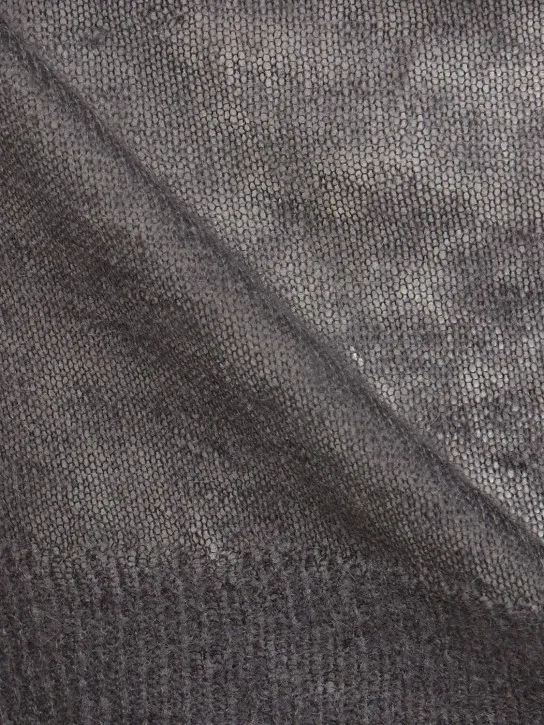 Auralee   Mohair &amp; wool knit tank top 