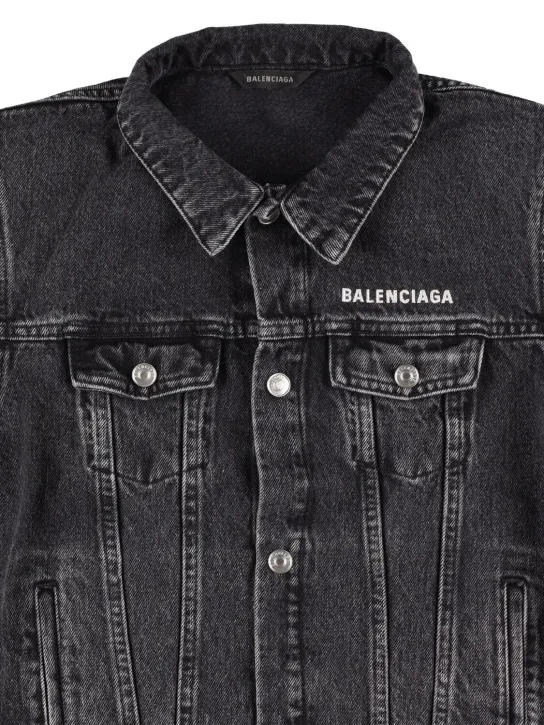 Balenciaga   Oversize cotton denim jacket 