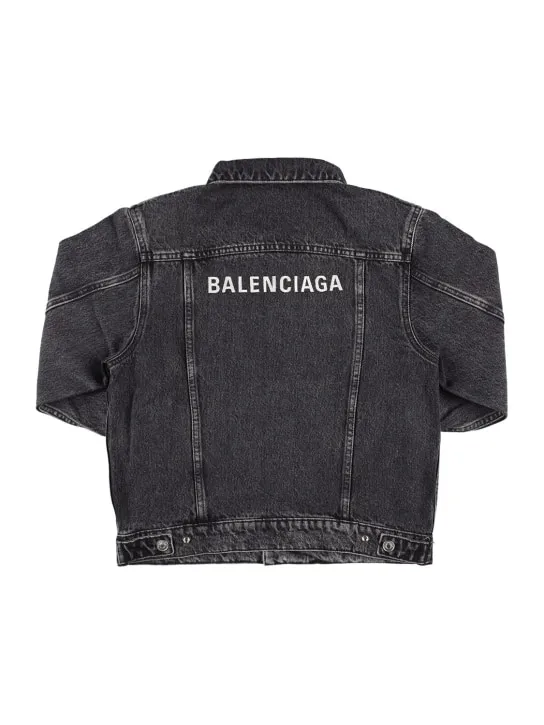 Balenciaga   Oversize cotton denim jacket 