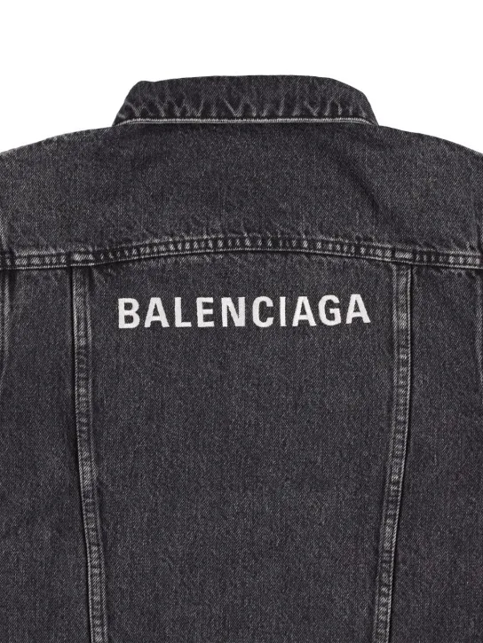 Balenciaga   Oversize cotton denim jacket 