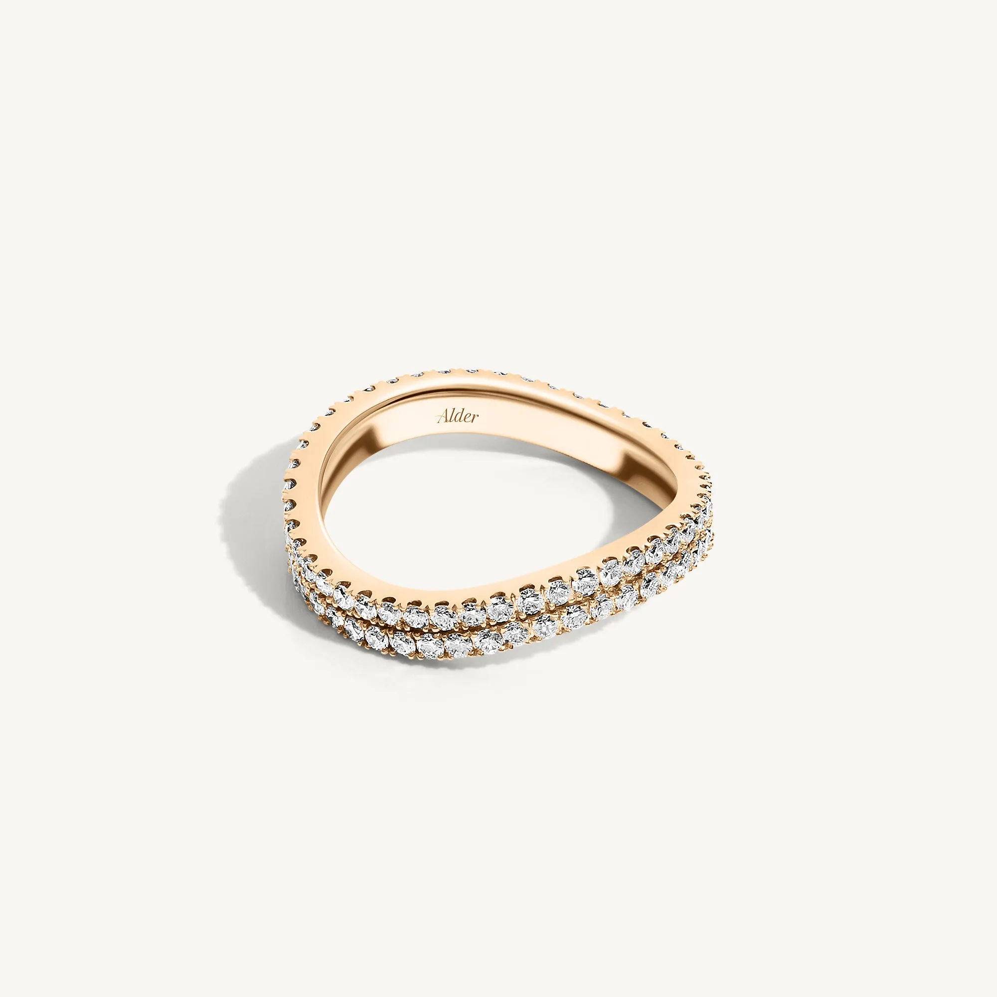 Bella Diamond Curved Ring