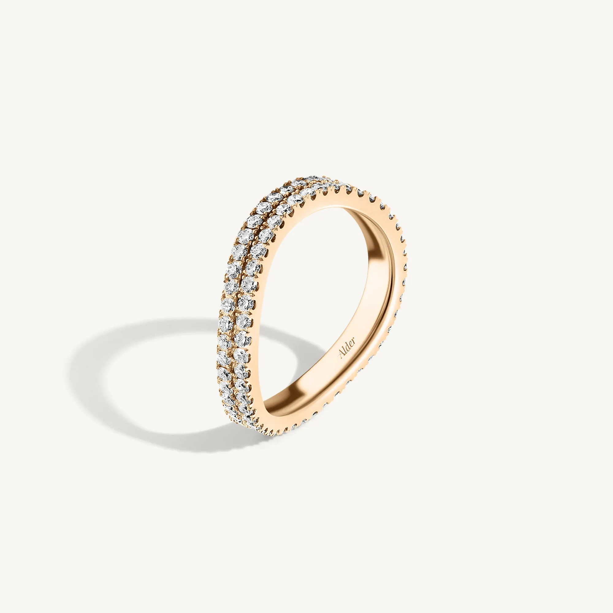 Bella Diamond Curved Ring