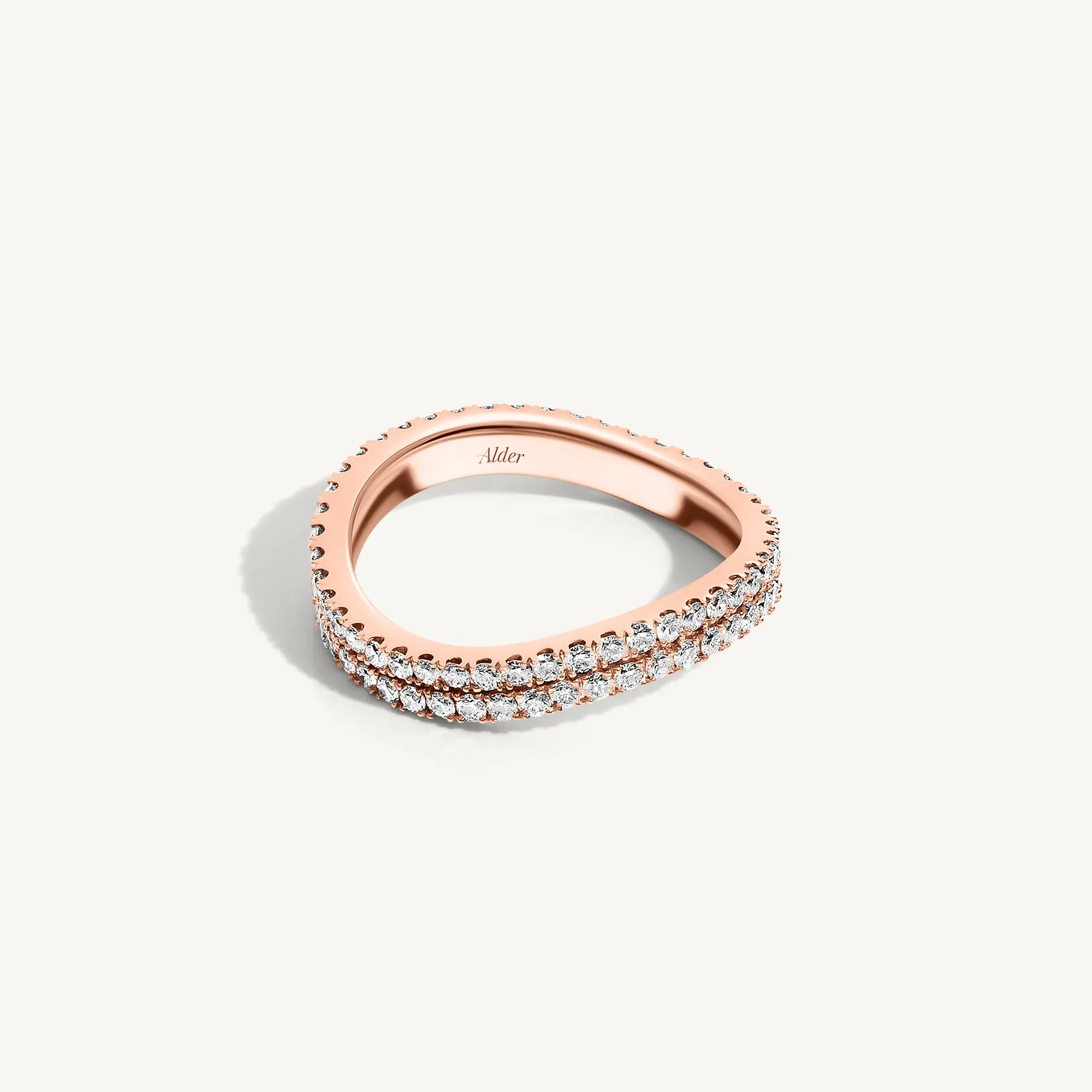 Bella Diamond Curved Ring