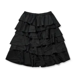 BLACK Comme des Garçons Tiered Skirt (Black)