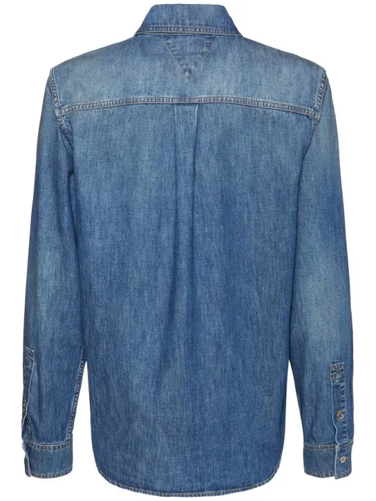 Bottega Veneta   Light washed denim shirt 