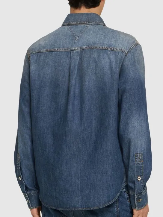 Bottega Veneta   Light washed denim shirt 