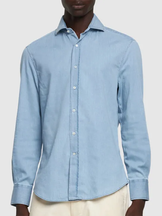 Brunello Cucinelli   Light denim shirt 