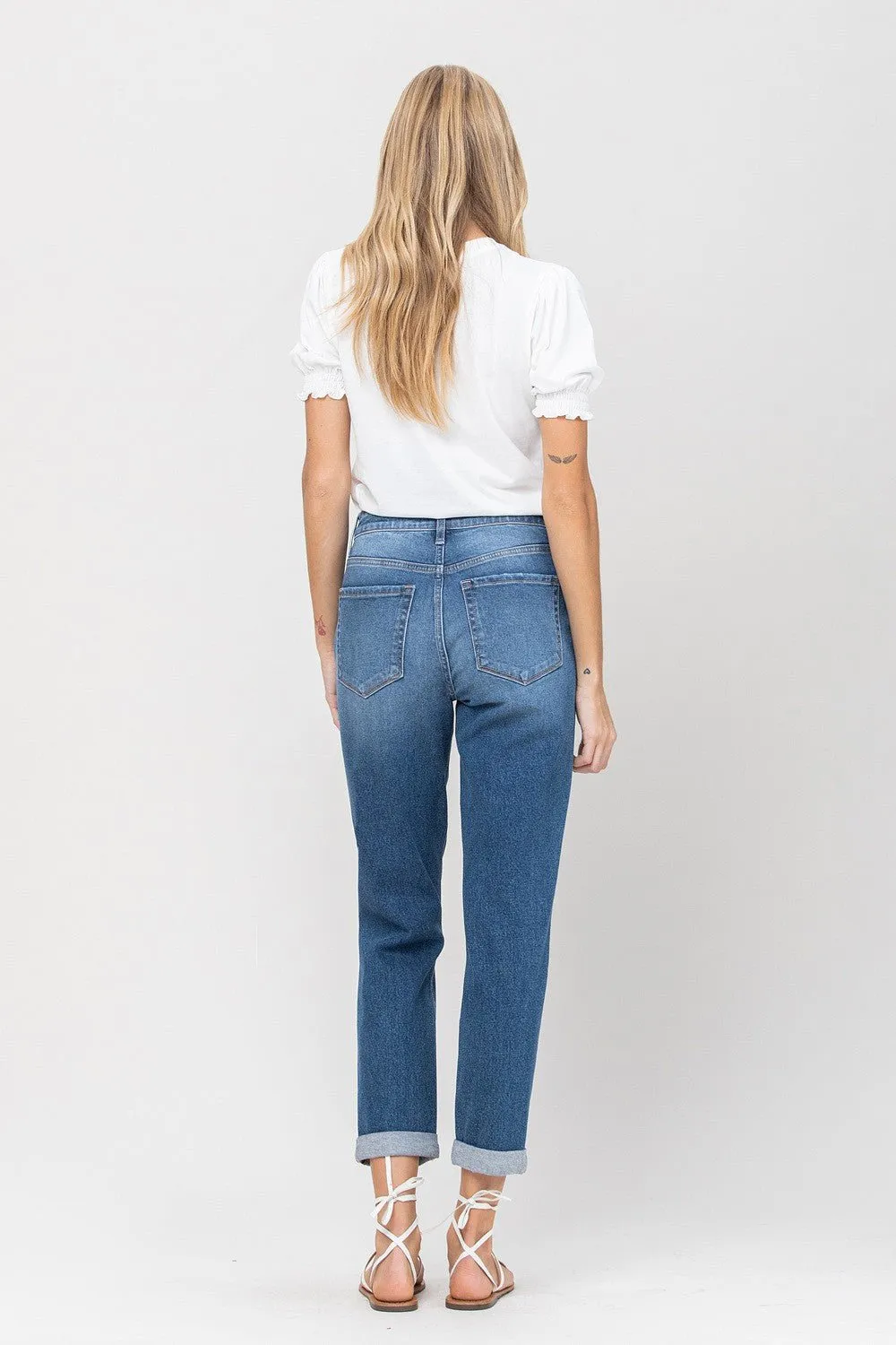 Candy Lights Mom Jeans