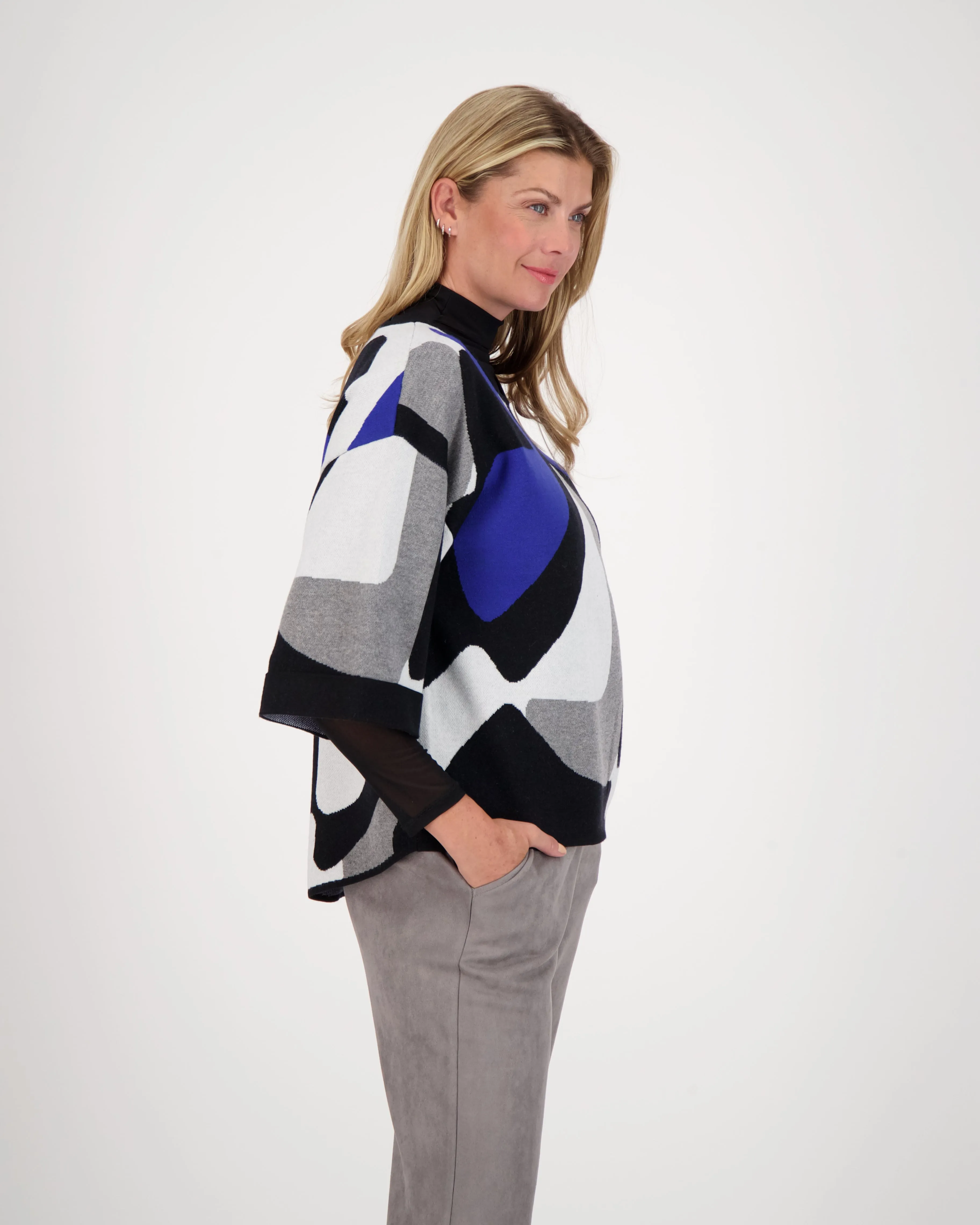 Colour Block Knit Top