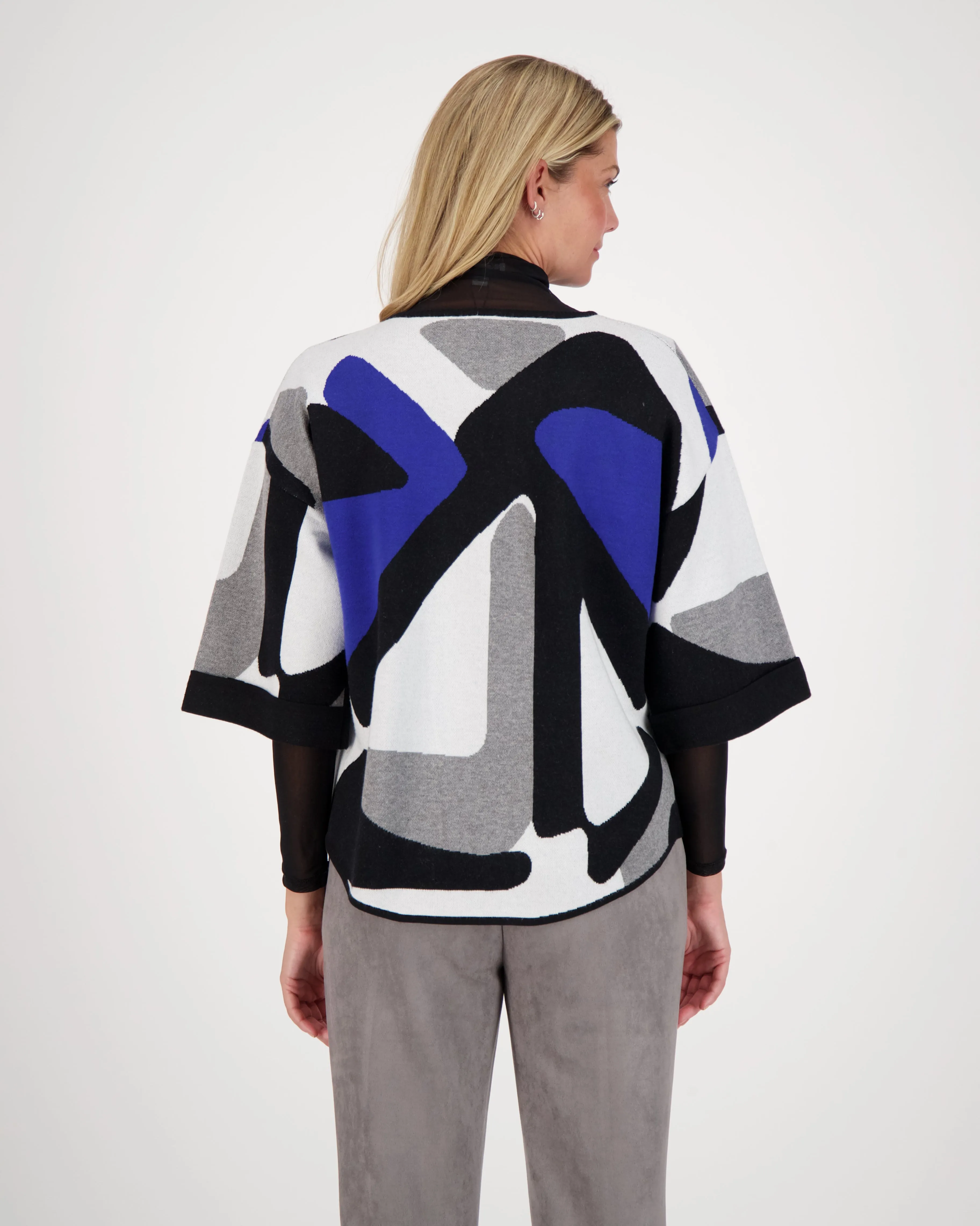 Colour Block Knit Top