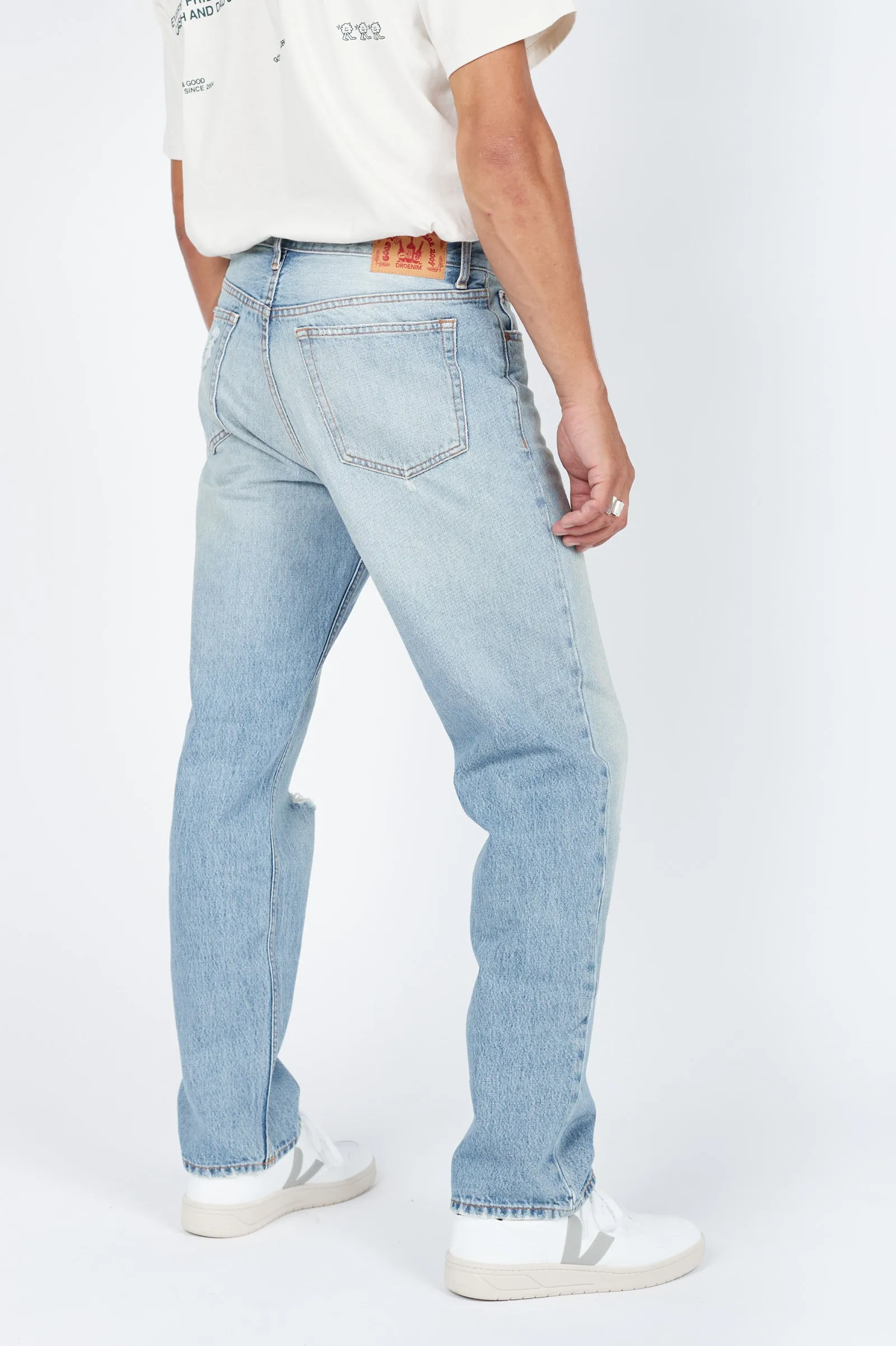 Dash Straight Jeans - Stone Cast Rip Decay