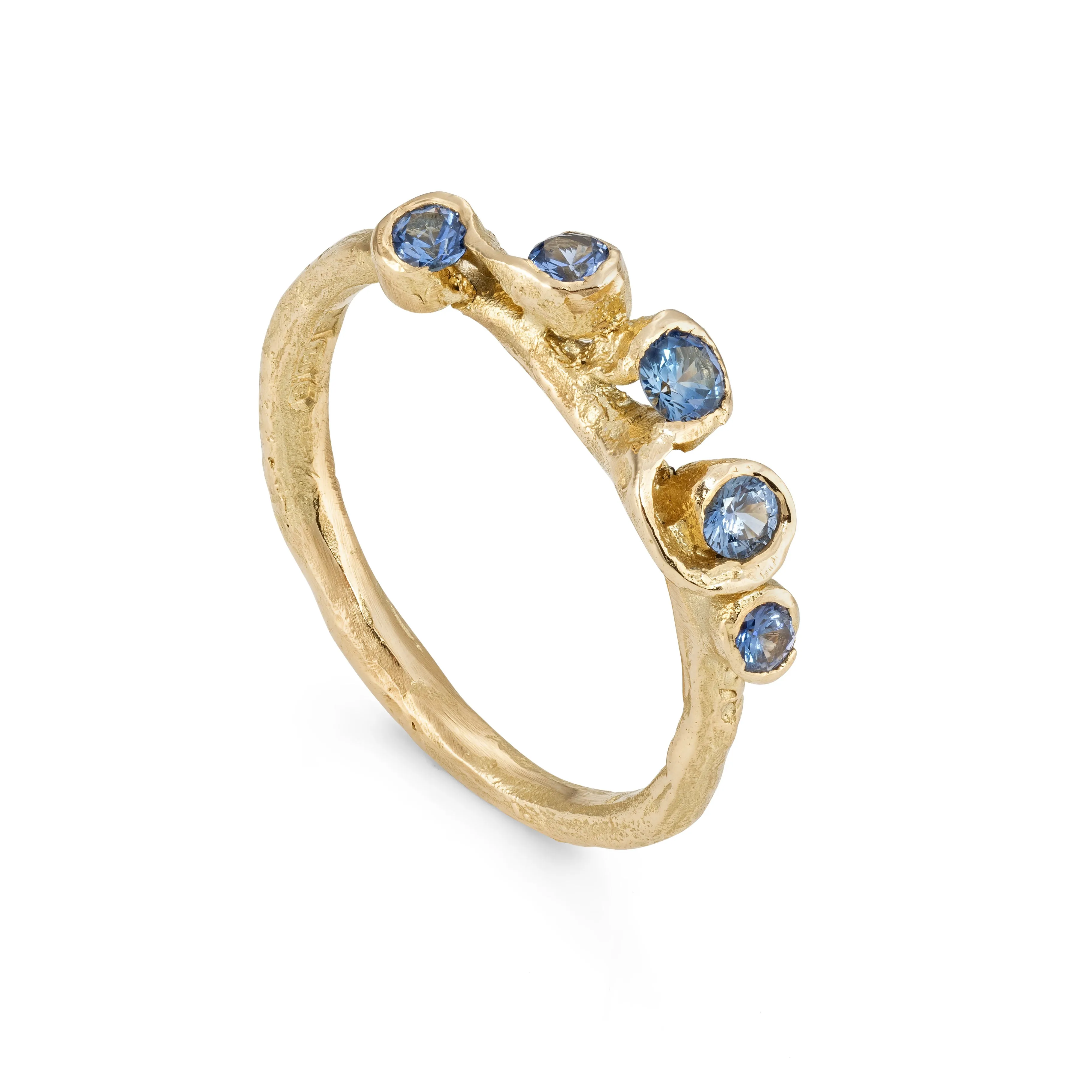 Denim Palmata Ring