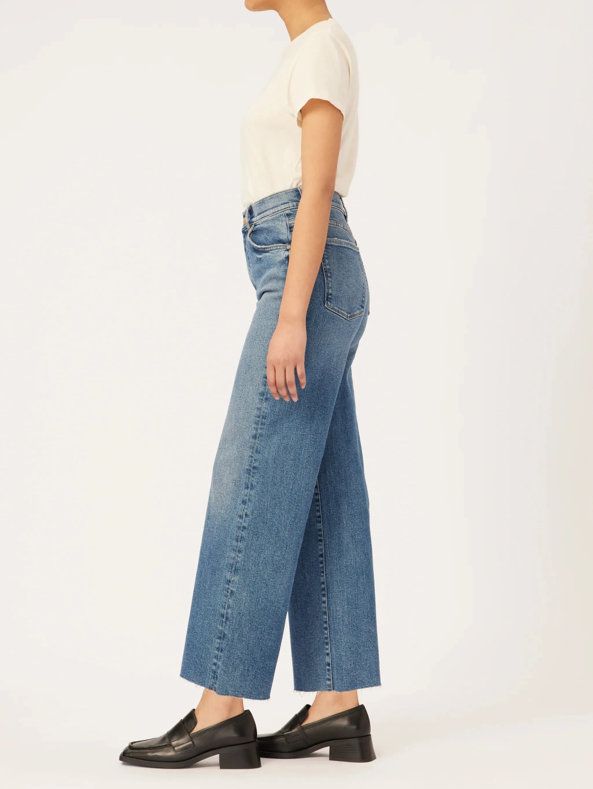 DL1961 Hepburn Wide Leg - East Lake
