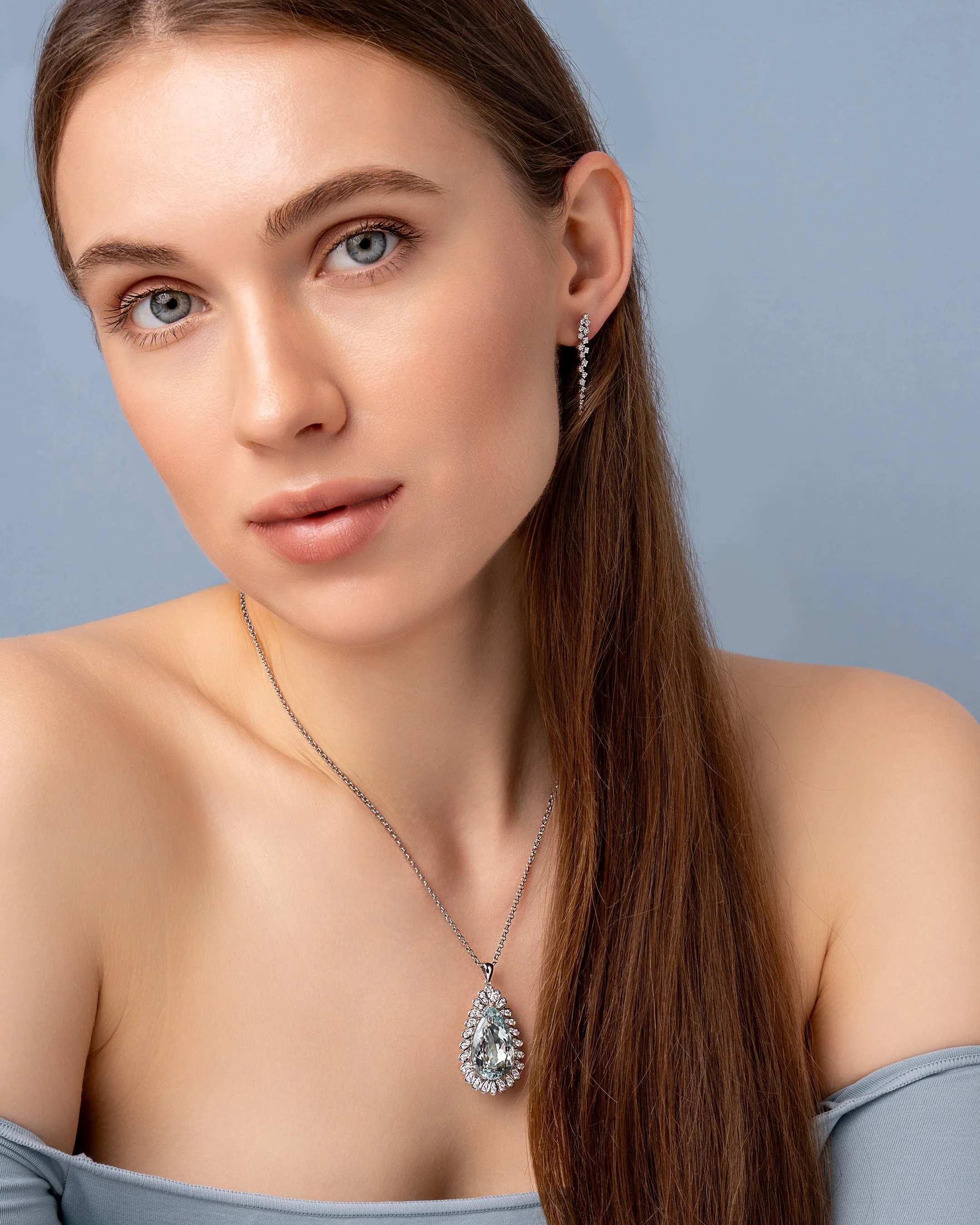 Elysian Diamond Drop Earrings