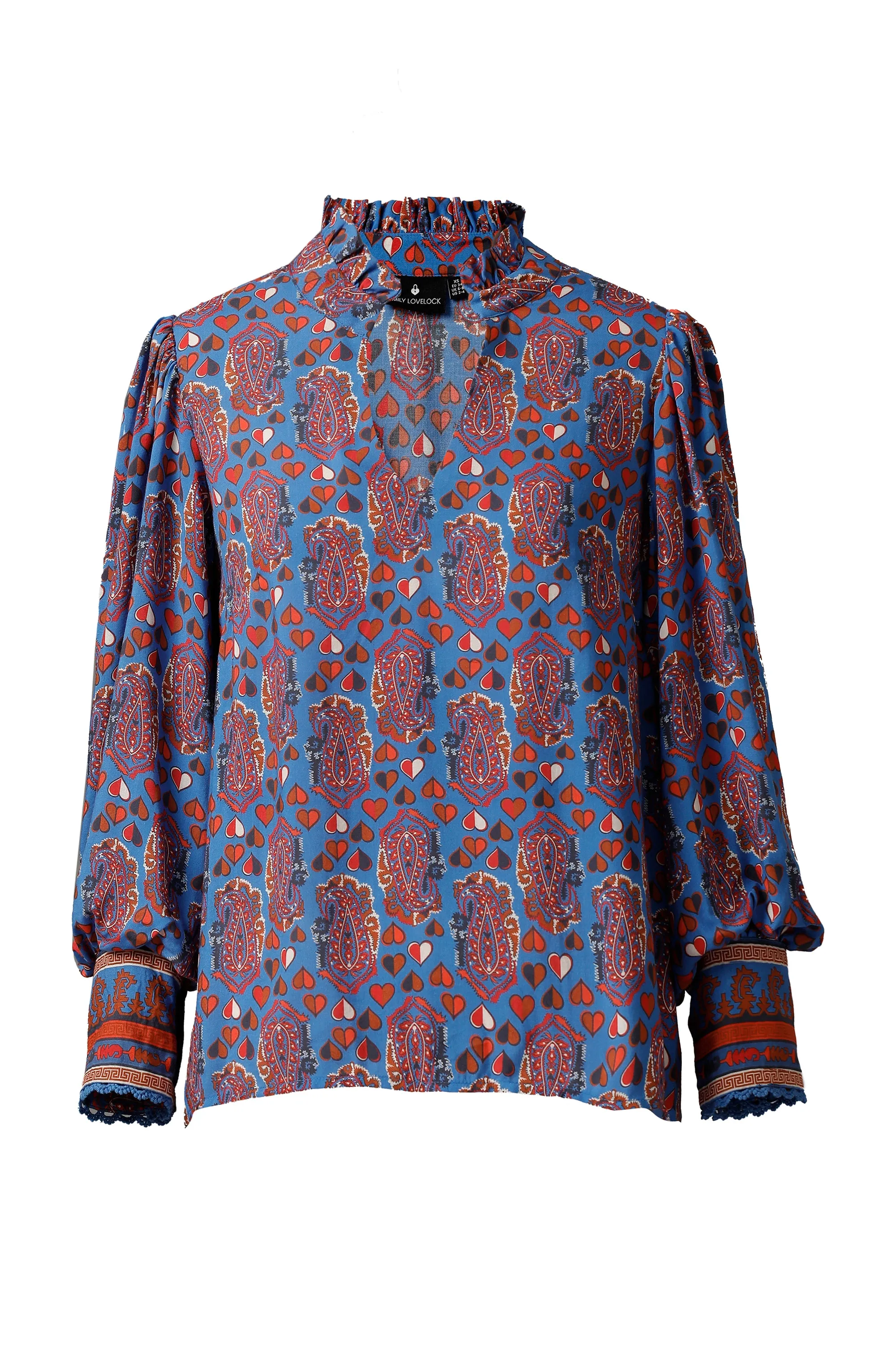 Emily Lovelock Directoire Blue Blouse