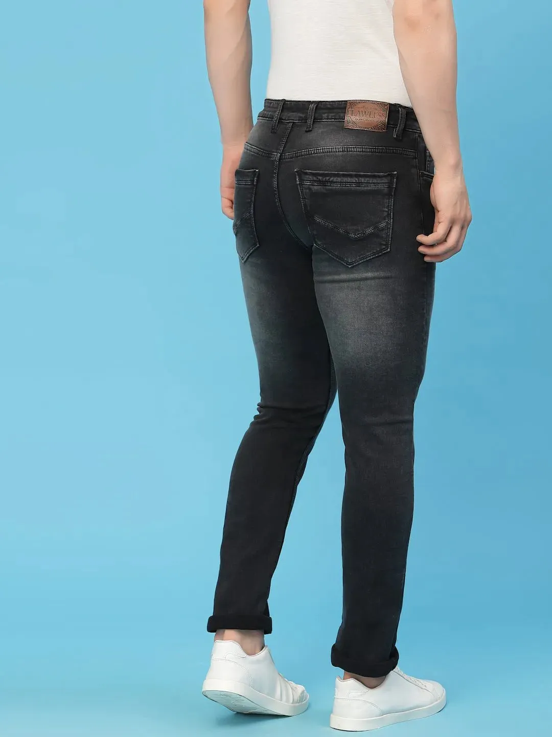 Flawless Men Fossil Grey Denim