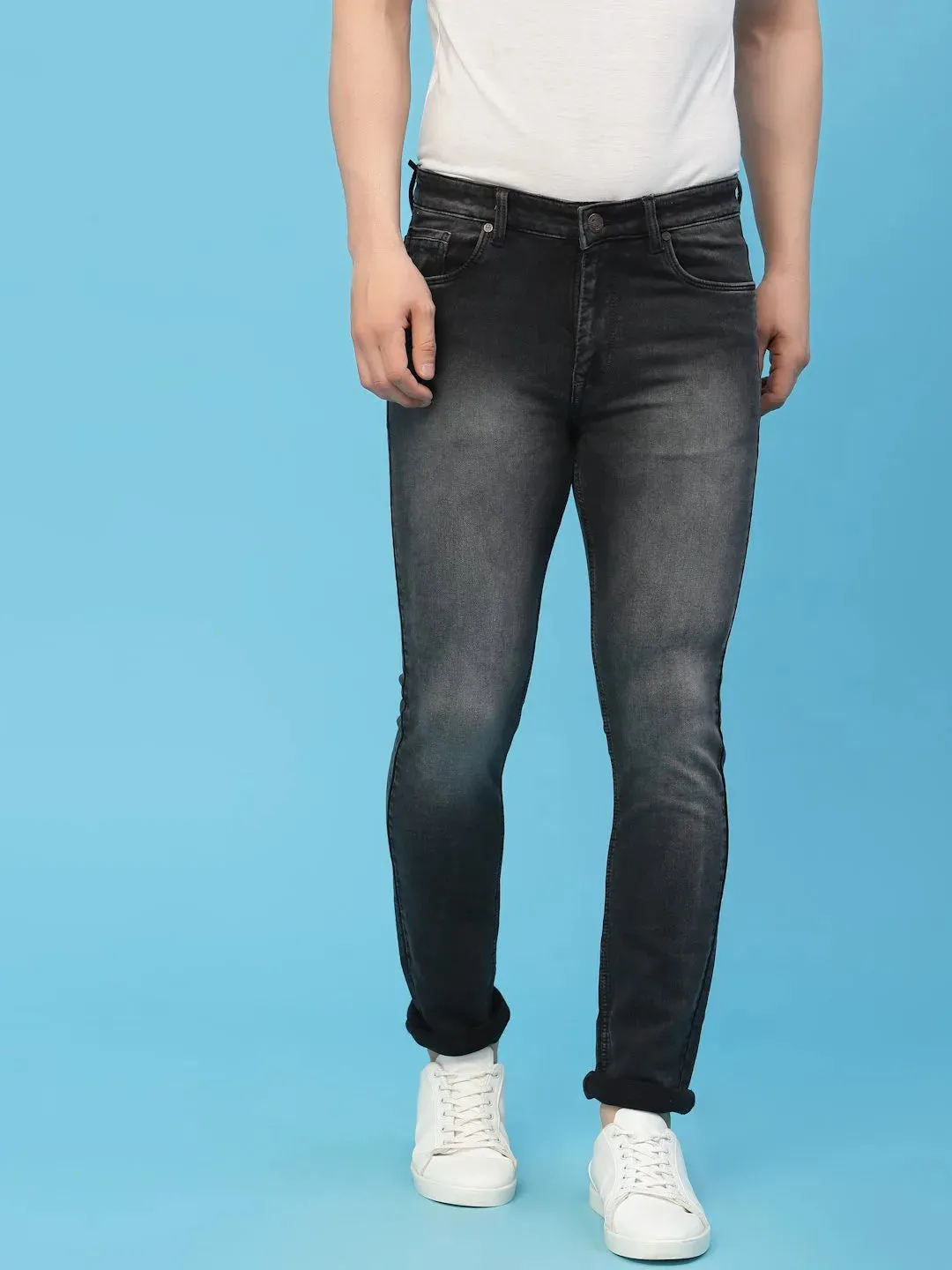 Flawless Men Fossil Grey Denim