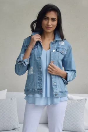 Frank Lyman Jeans Jacket 226190U Blue