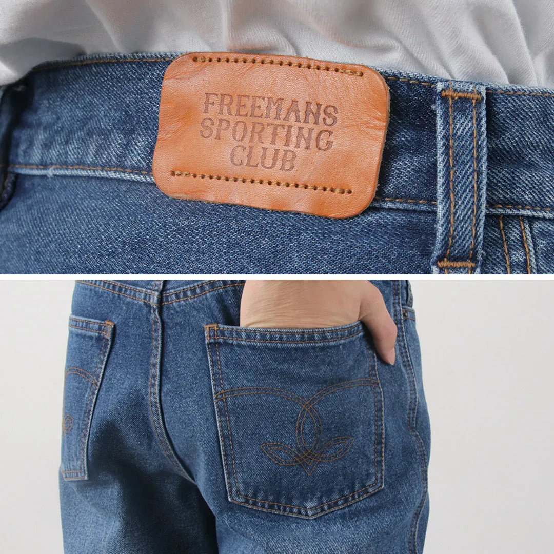 FREEMANS SPORTING CLUB / Francis Boots Cut Jeans Center Crease