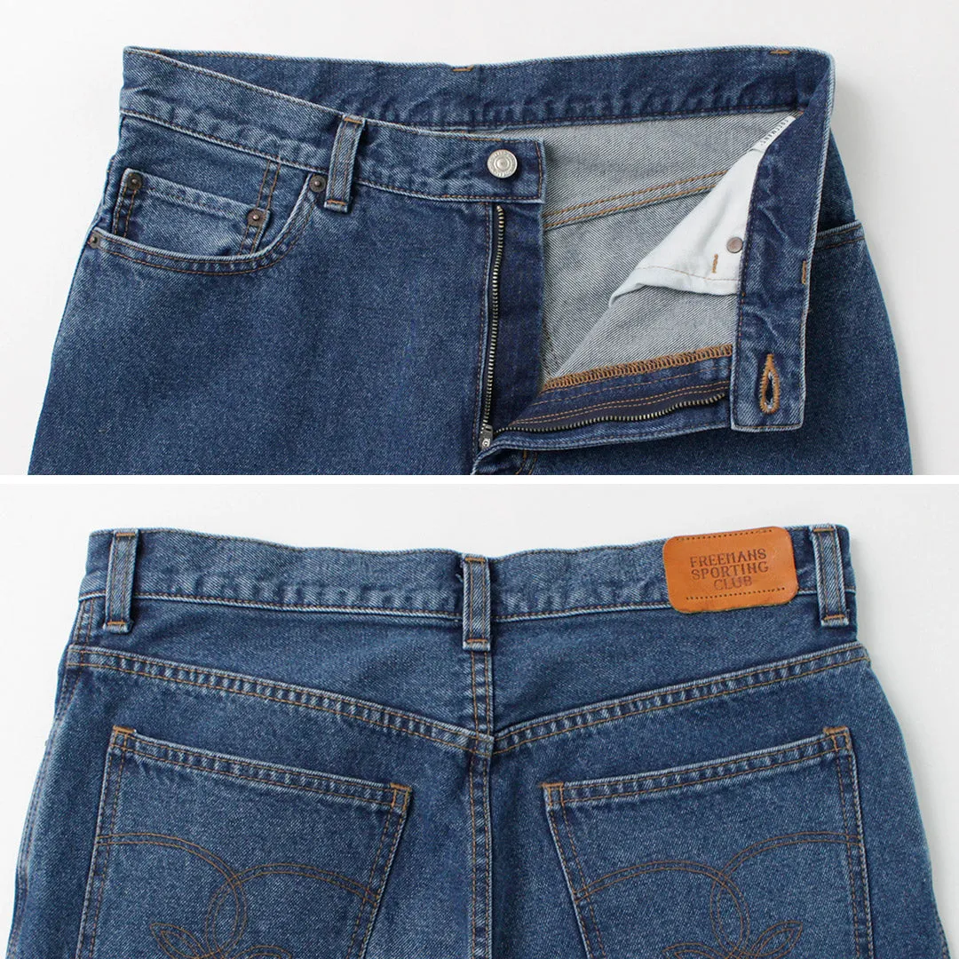 FREEMANS SPORTING CLUB / Francis Boots Cut Jeans Center Crease