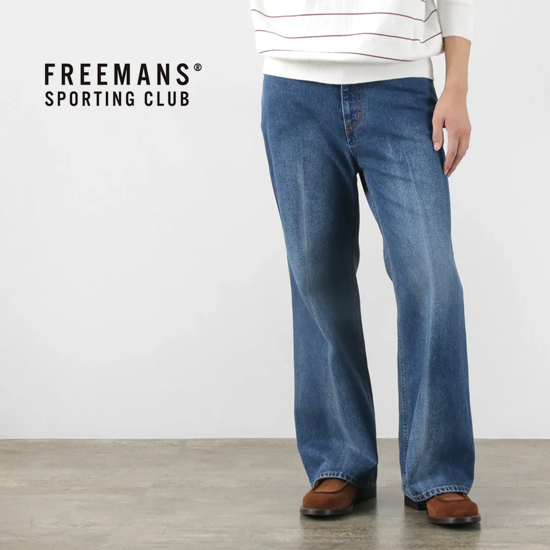 FREEMANS SPORTING CLUB / Francis Boots Cut Jeans Center Crease