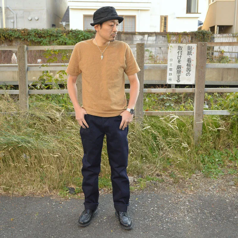 FULL COUNT "1103SRB" 1103 Super Rough Indigo × Black Clean Straight