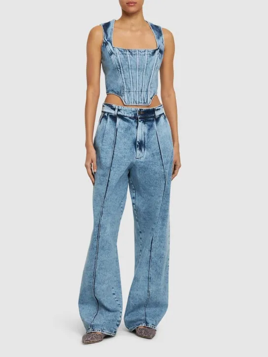 Giuseppe Di Morabito   Cotton denim top 
