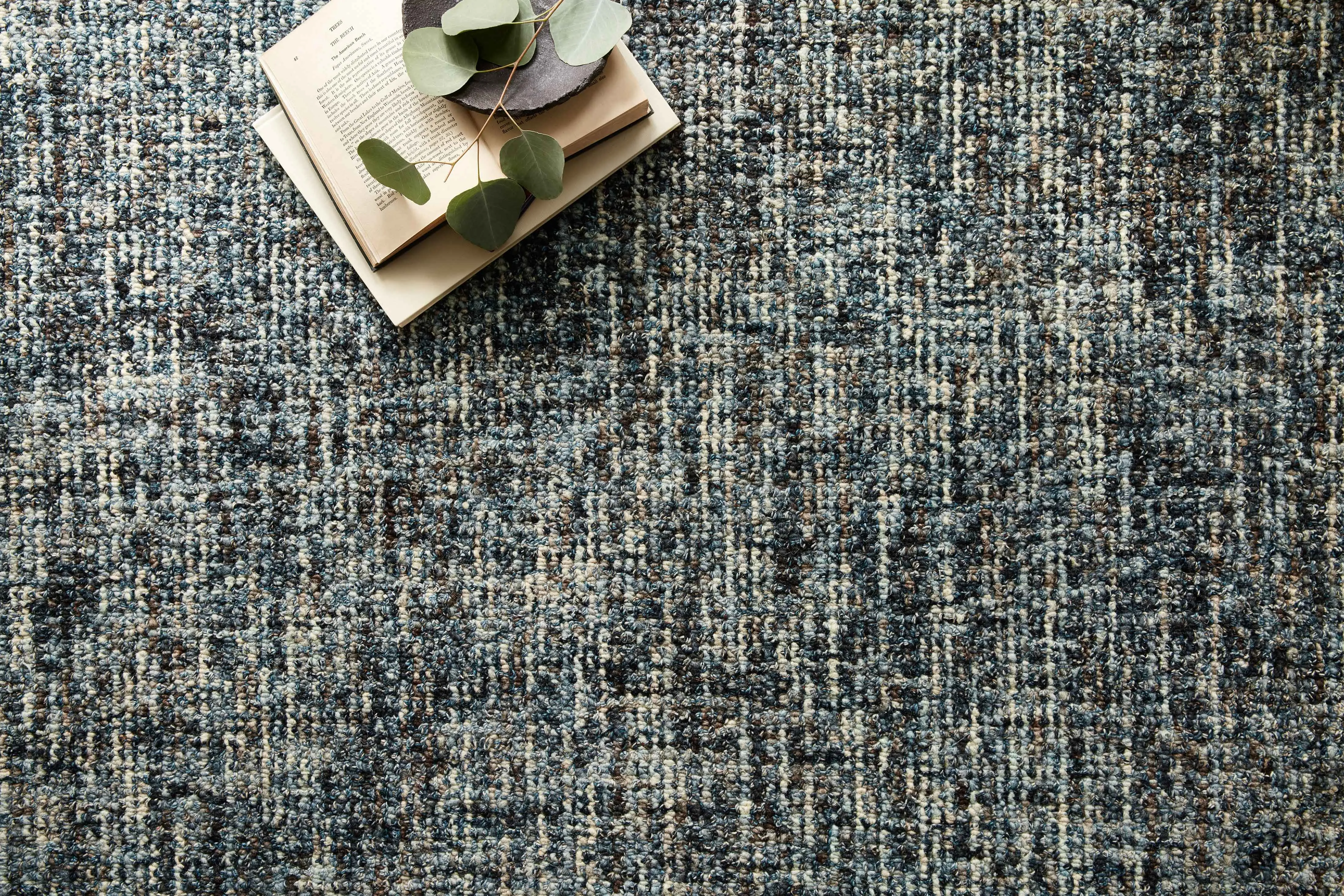 Harlow Rug in Denim & Charcoal