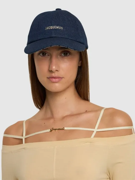 Jacquemus   Le Casquettes Gadjo denim cap 