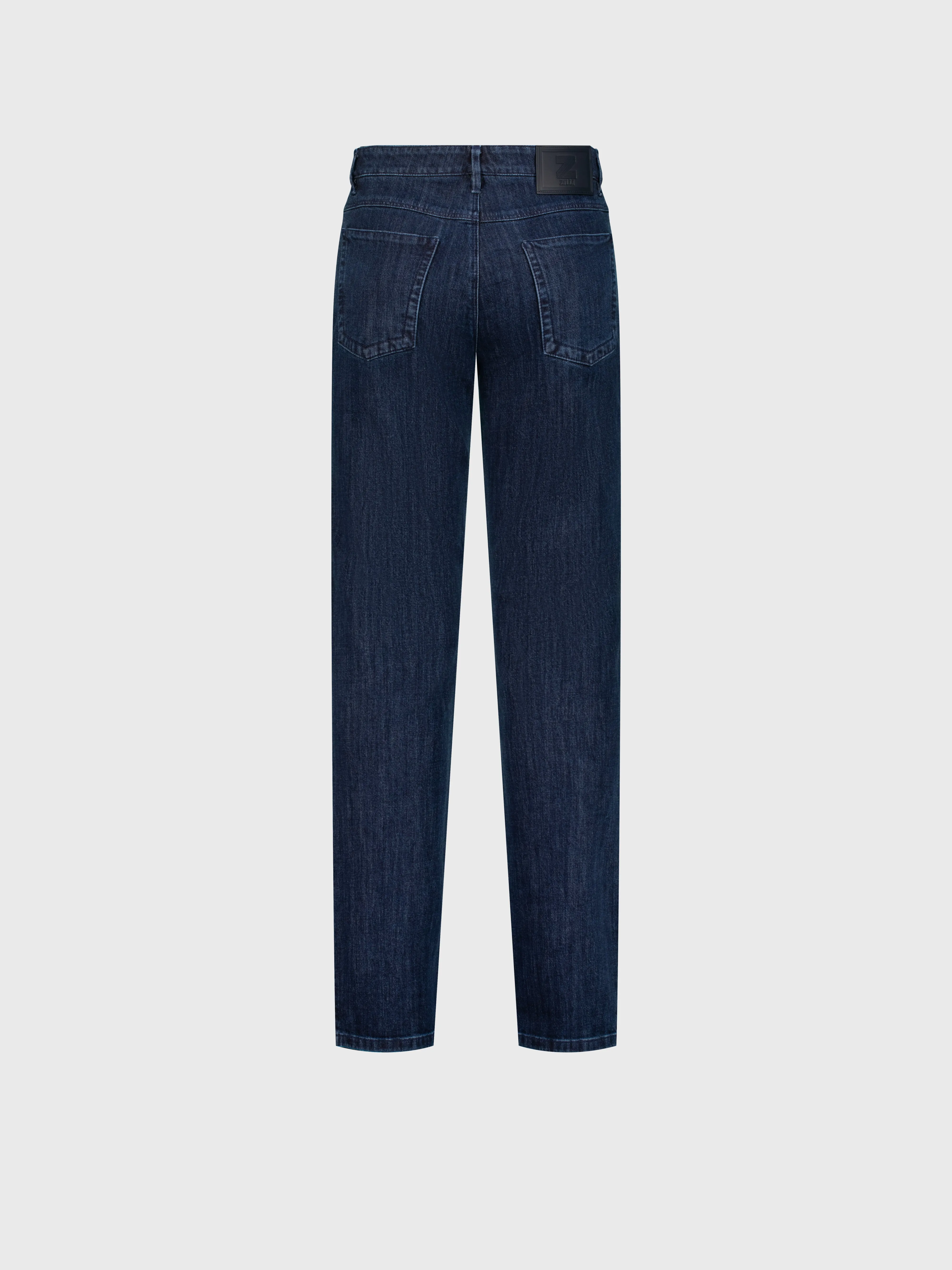Jeans with Brass "Z" stamped Patch Blue