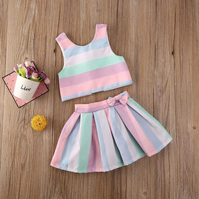 Kara Pleated Skirt Set