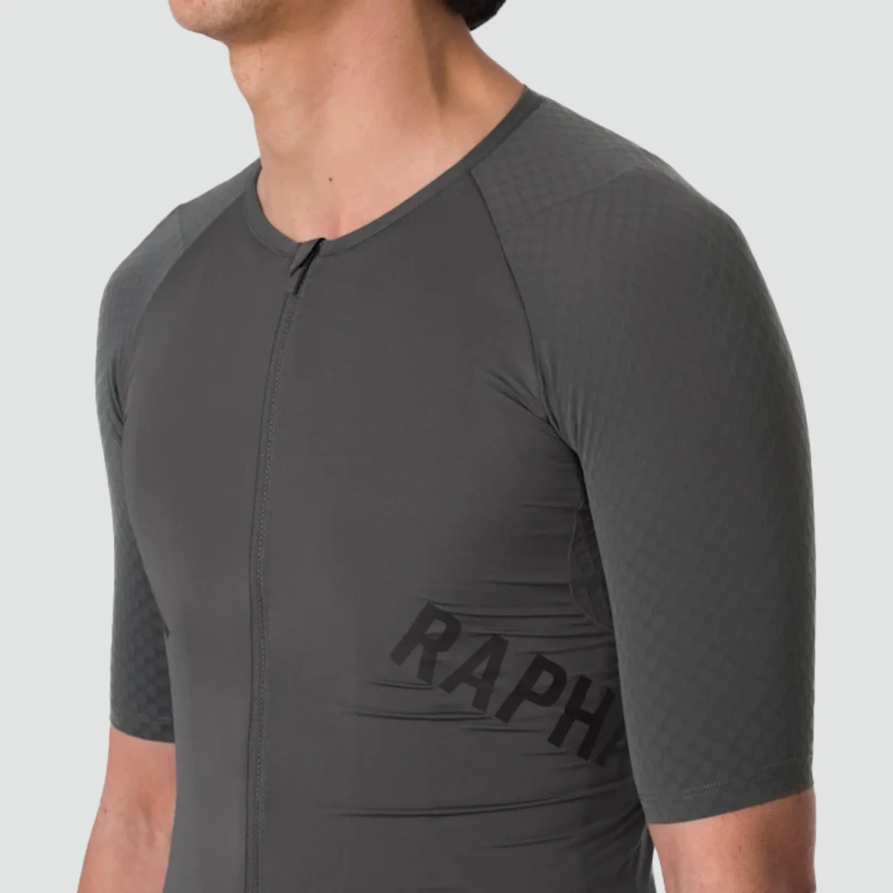 Men's Pro Team Aero Jersey - Urban Chic / White Alyssum