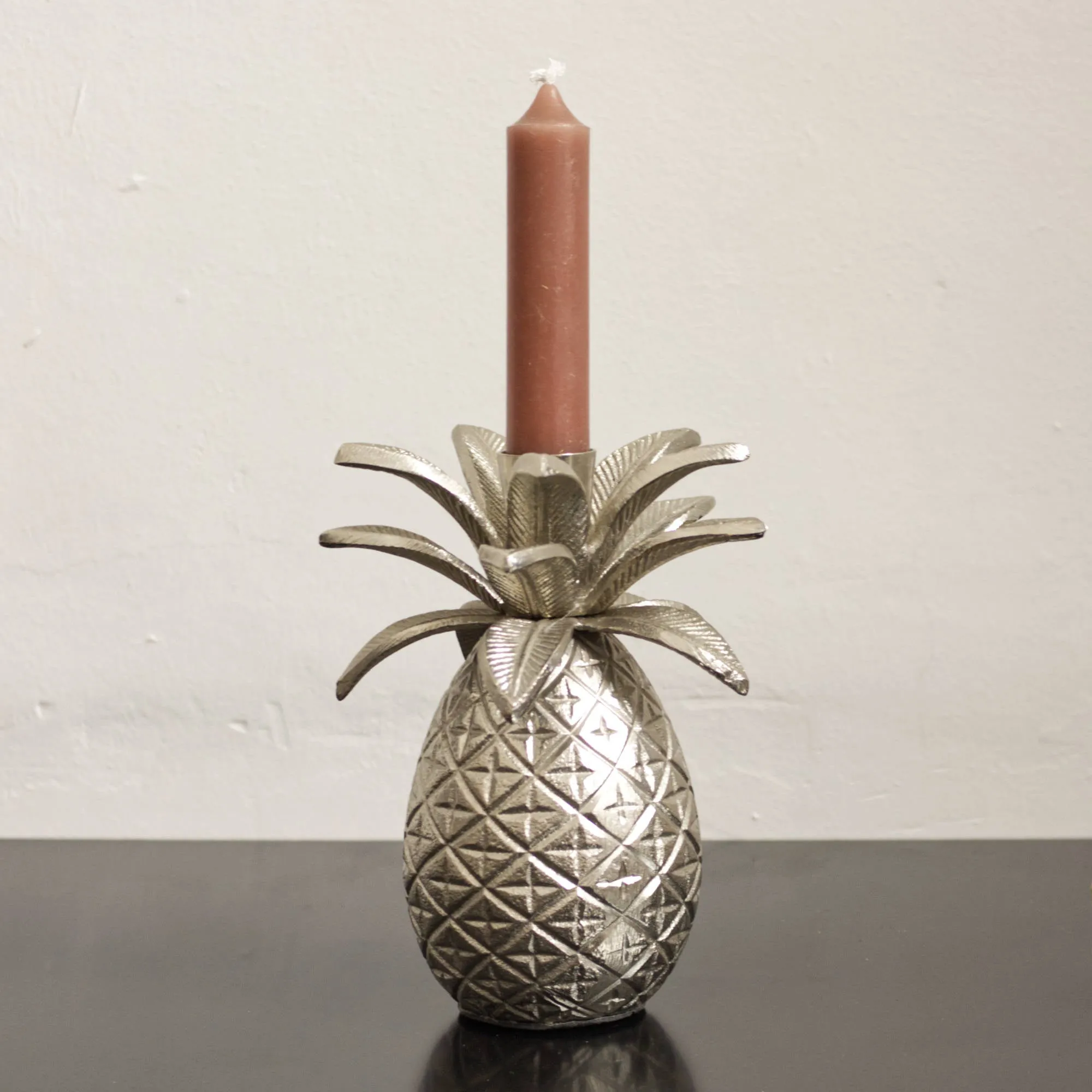 Metal Pineapple Candle Stick Holder
