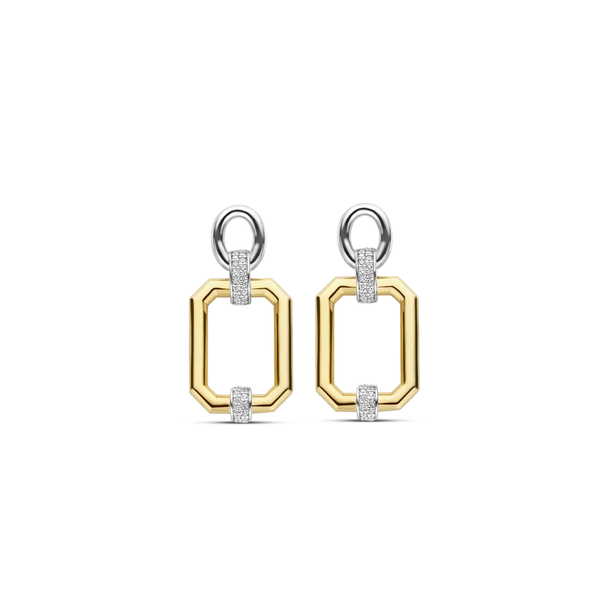 Milano Geometric Drop Earrings - Gold - 7920ZY