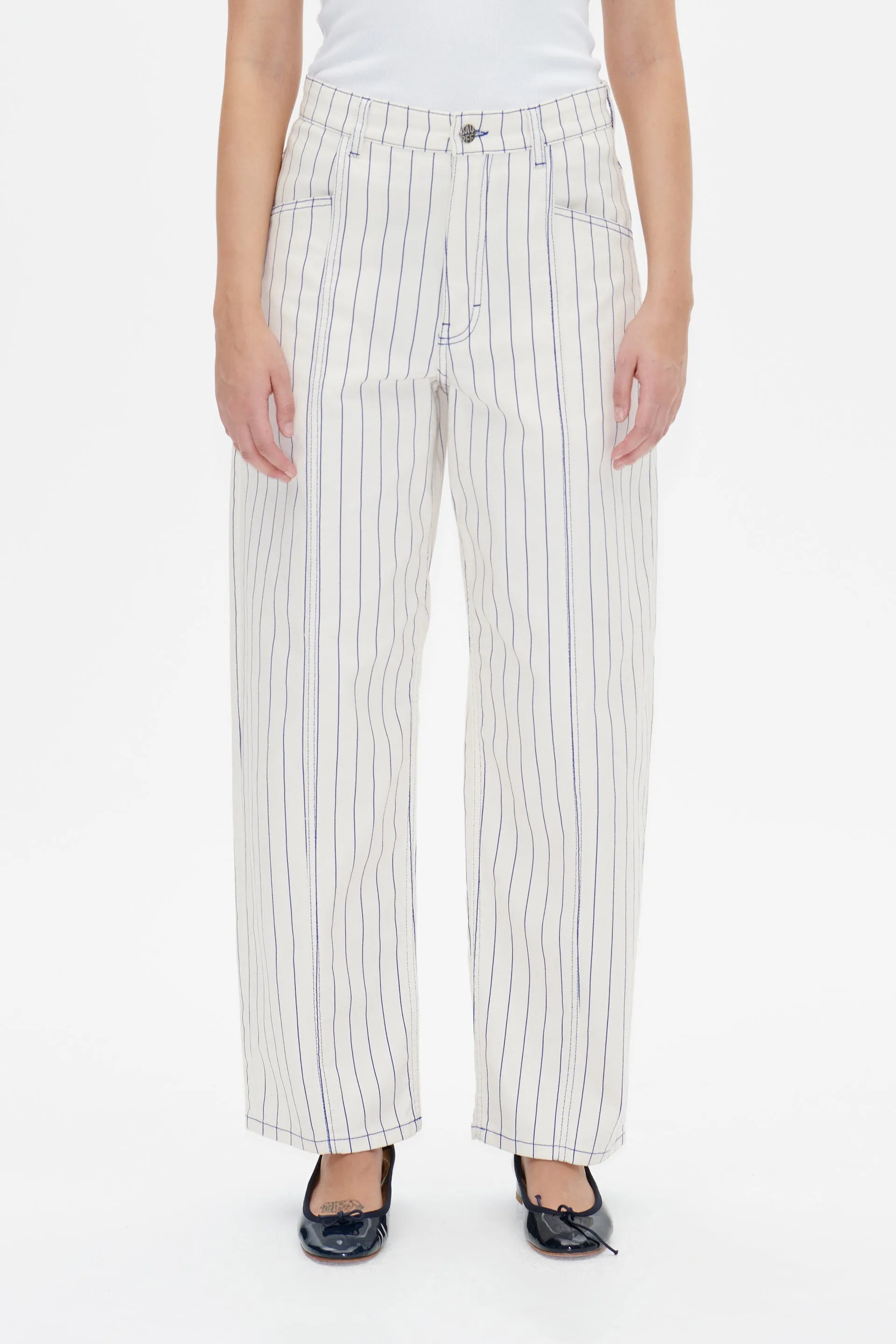 NARA | White Sand Pinstripe