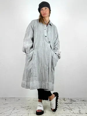 Oversized Denim Coat in 110 Light Blue
