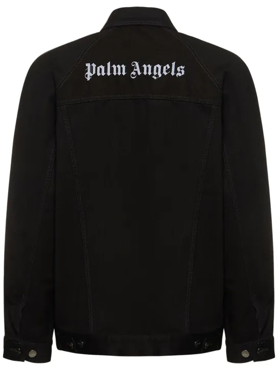 Palm Angels   Logo cotton denim jacket 