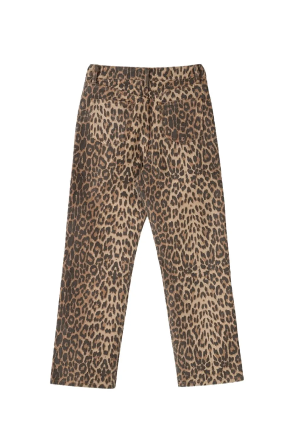 Solange Luipaard Denim Jeans Broek