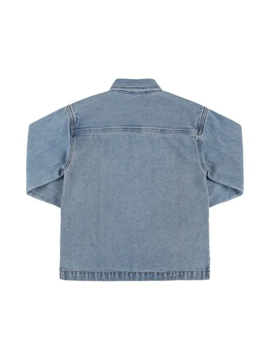 Stella McCartney Kids   Cotton denim shirt w/patches 