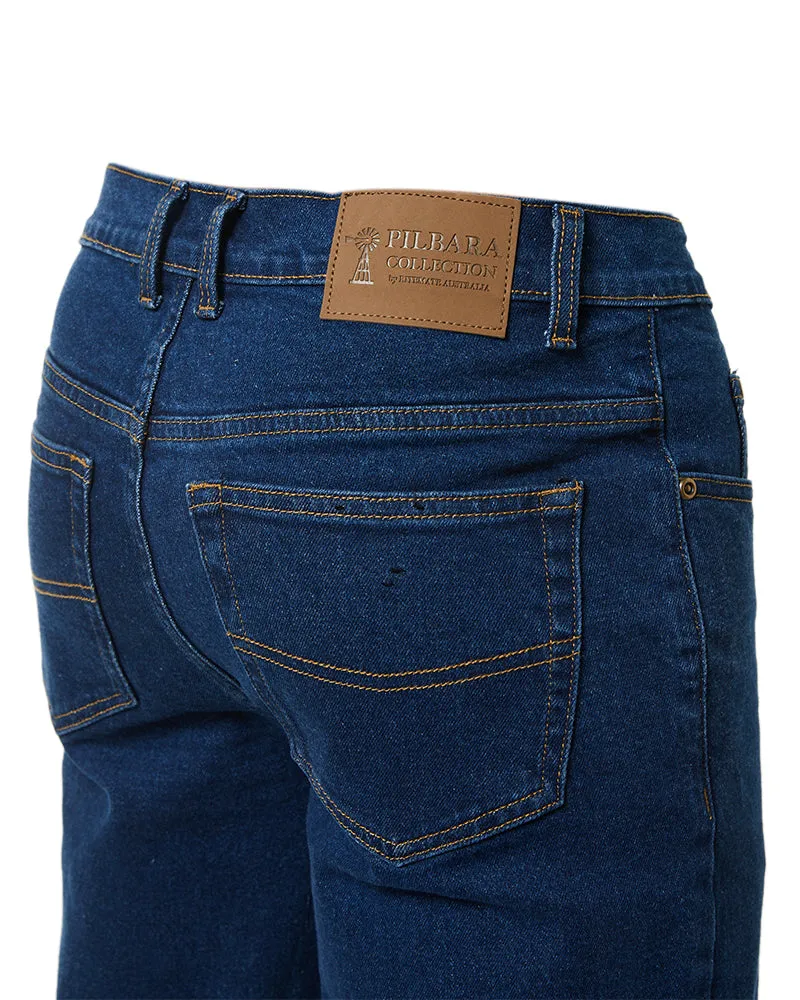 Stretch Denim Jeans - Denim