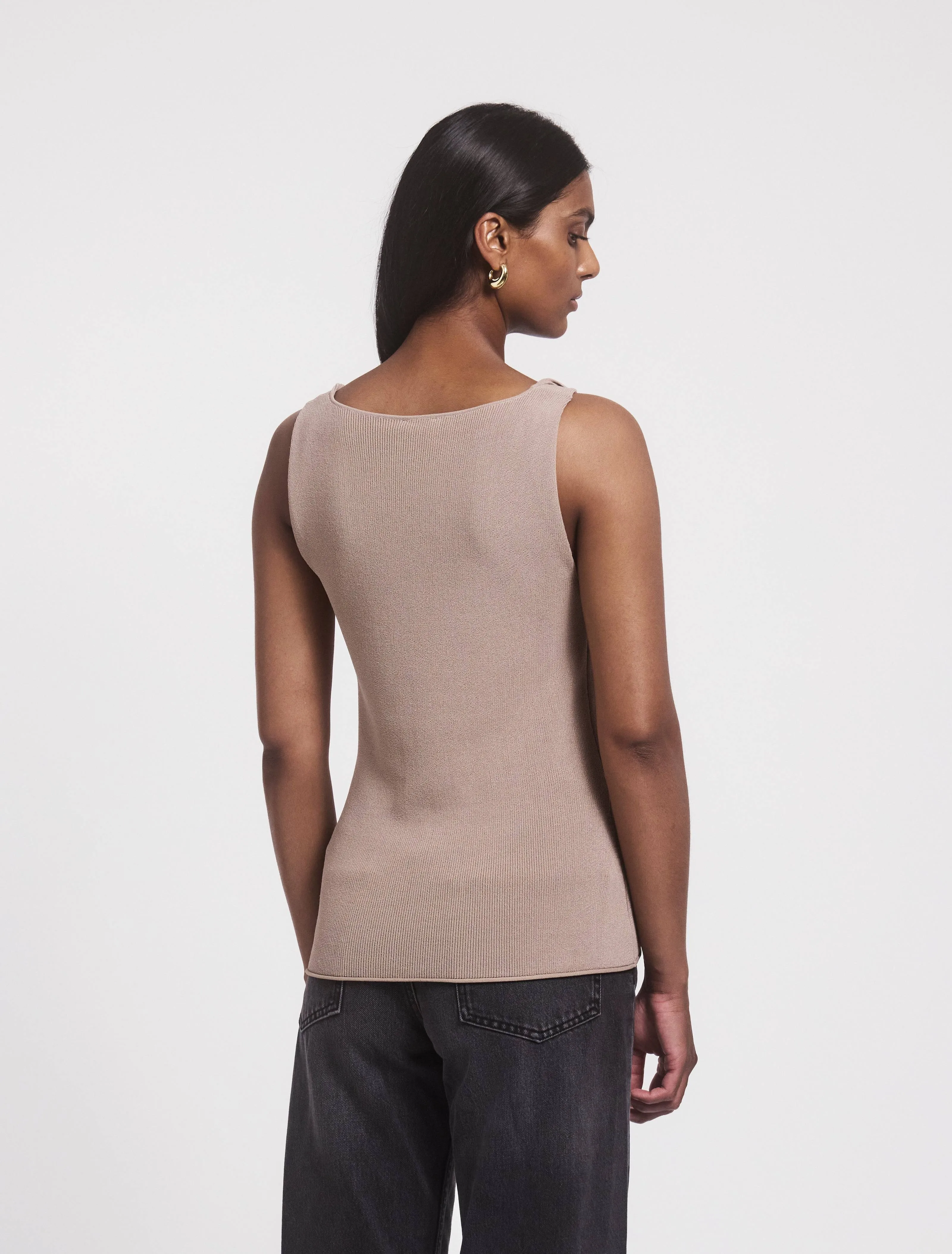 Syro Top In Taupe