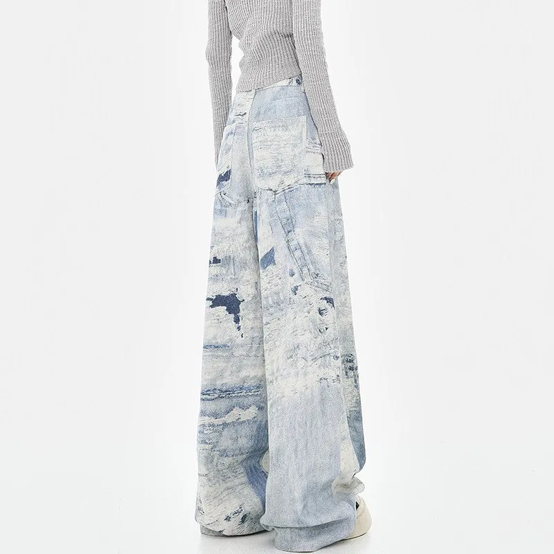 Tie Dye Wide Leg Pants