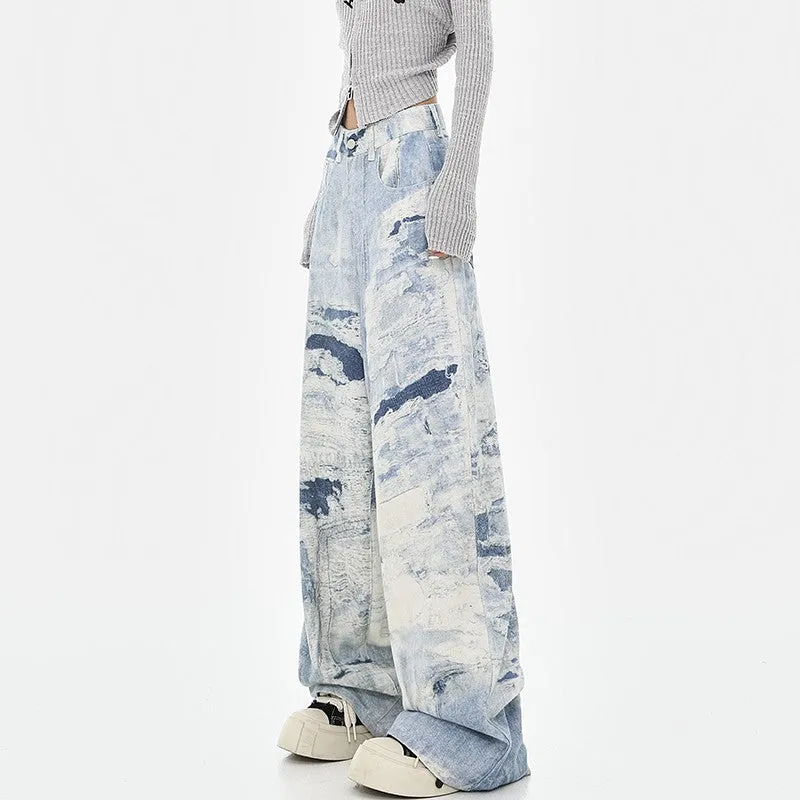 Tie Dye Wide Leg Pants