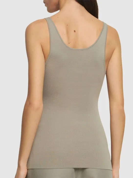 Toteme   Compact knit viscose tank top 