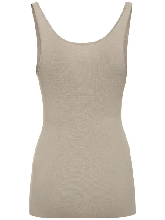 Toteme   Compact knit viscose tank top 