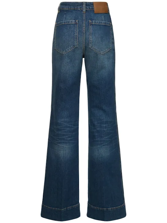 Victoria Beckham   Alina denim medium waist wide jeans 